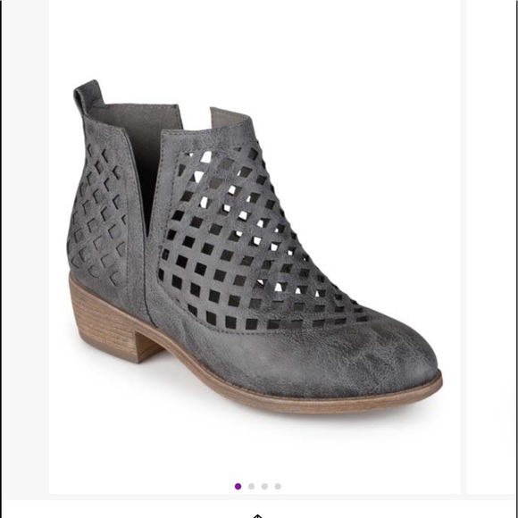 Gray Cutout Bootie - Picture 4 of 4